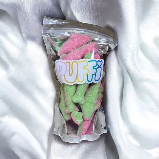 Freeze Dried Puffi Melon Sharks: Watermelon Sharks