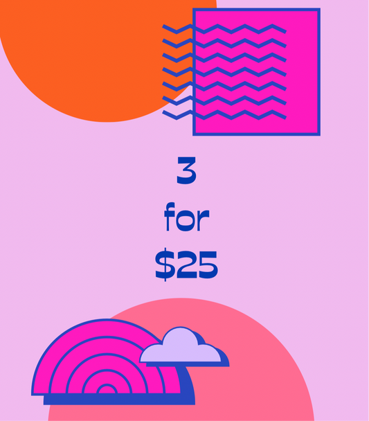 3 for $25