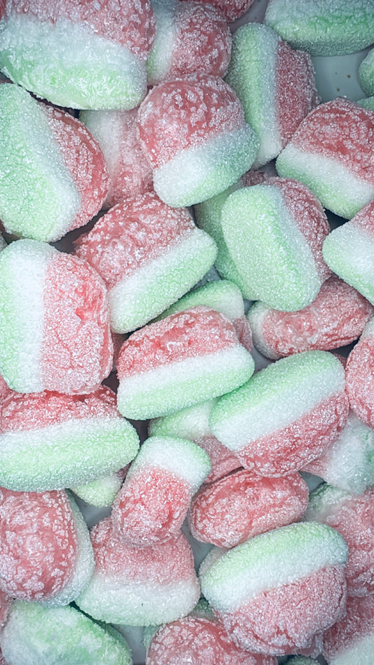 Freeze Dried Sour Watermelon Puffi Slices